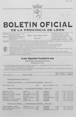 Boletin Oficial De La Provincia De Leon