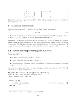 4 Gaussian Elimination 4.1 Lower and Upper Triangular Matrices