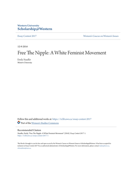 Free the Nipple: a White Feminist Movement
