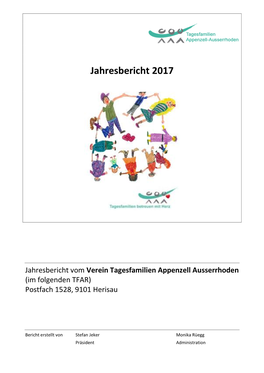 Jahresbericht TFAR 2017 Vom 27.05.2018 – Seite 2