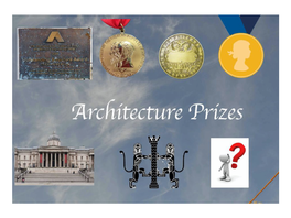 Architecture Prizes, Dec 2020