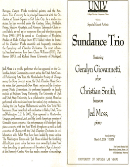 Sundance Trio