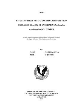 Thesis Report Clarissa Akyla (03420100042)