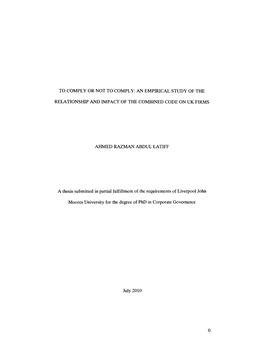 To Comply Or Not to Comply: an Empirical Study of The