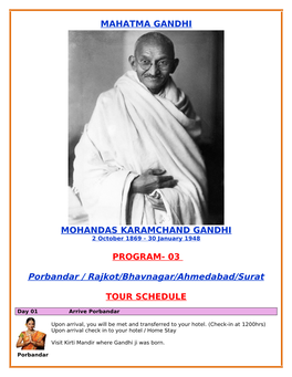 Mahatma Gandhi Mohandas Karamchand Gandhi