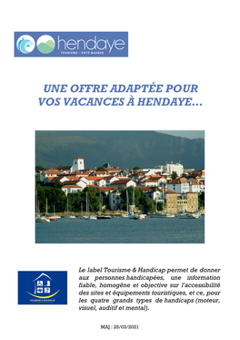 Tourisme Et Handicap