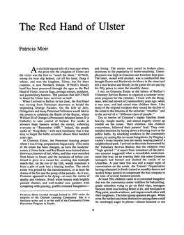 The Red Hand of Ulster