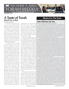 A Taste of Torah