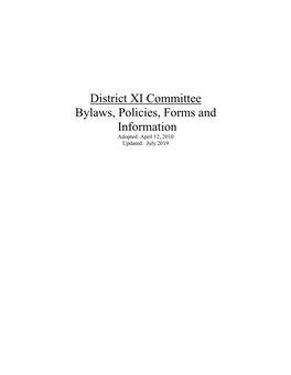 District IX Committee