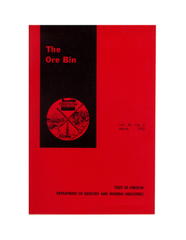 Ore Bin / Oregon Geology Magazine / Journal