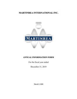 Martinrea International Inc