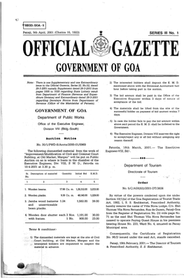 Official~~Gazette Government of Goa