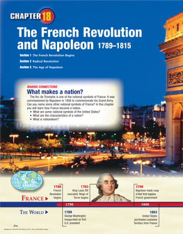 Chapter 18: the French Revolution and Napoleon, 1789-1815