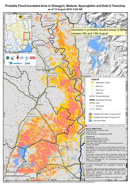 Map Flood Madauk Shwegyin Nyaunglebin