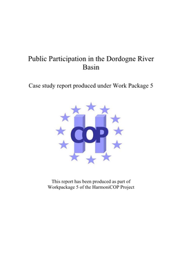 Public Participation in the Dordogne River Basin