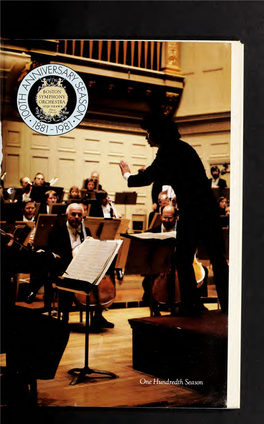 Boston Symphony Orchestra Concert Programs, Season 100, 1980