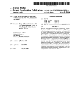 (19) United States (12) Patent Application Publication (10) Pub