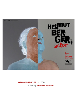 Helmut Beger, Actor Engl