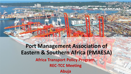 Port Management Association of Eastern & Southern Africa (PMAESA)