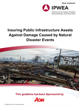 Insuring Public Infrastructure Assets Against Damage Caused by Natural Disaster Events