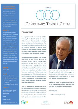 CTC News V.2 Tennis Europe.Qxd