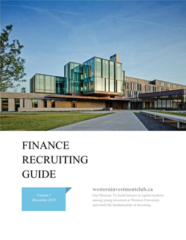 Finance Recruiting Guide