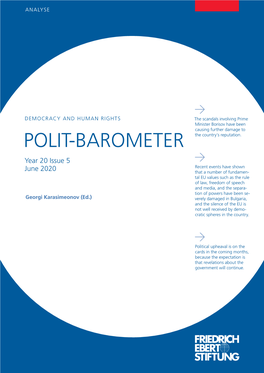 POLIT-BAROMETER the Country’S Reputation