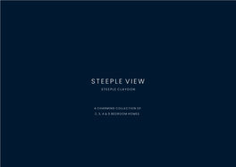 Steeple View Addison Road Steeple Claydon Buckinghamshire MK18 2PP STEEPLE VIEW STEEPLE CLAYDON 01296 752643 Steepleview.Sales@Kier.Co.Uk