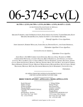 Plaintiffs Cross-Appeal of District Court's Motion to Dismiss 3-26-07