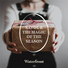 Savour the Magic of the Season Savour the Magic of the Season Christmas Brochure 2020