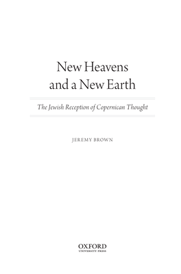 New Heavens and a New Earth