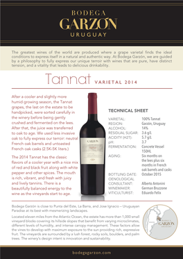 Tannat VARIETAL 2014