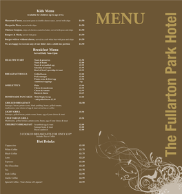 New 4Pp Menu 2015 Layout 1 13/01/2016 11:46 Page 2