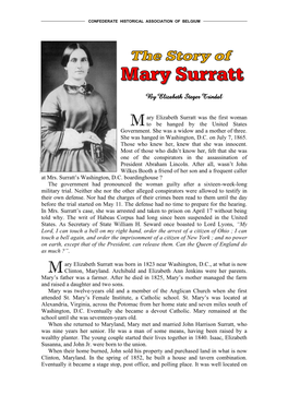 Mary Surratt Fed Both Union Military and Southern Sympathizers Alike