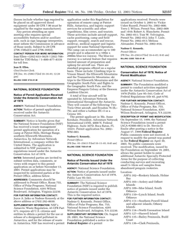 Federal Register/Vol. 66, No. 198/Friday, October 12, 2001/Notices