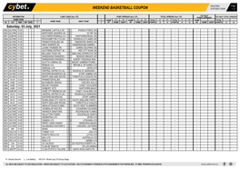 Weekend Basketball Coupon 01/07/2021 09:48 1 / 2