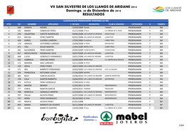 VIII San Silvestre Los Llanos De Aridane