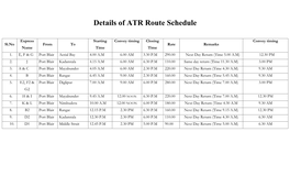 Schedule/Fare ATR