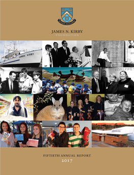 James N Kirby Foundation Annual Report 2017 (PDF)