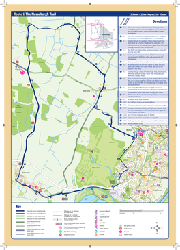 Route 1 the Nassaburgh Trail Directions