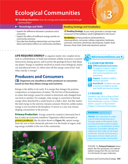 Ecological Communities What, Exactly, Andcal, Physical Event