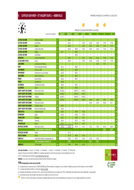 6 Cayeux Sur Mer – St Valery Sur S. – Abbeville Horaires Valables Du 8 Janvier Au 5 Juillet 2016