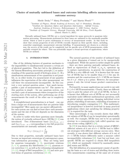 Choice of Mutually Unbiased Bases and Outcome Labelling Affects