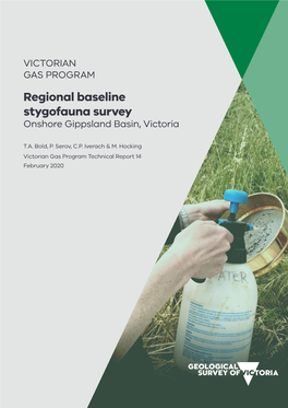 Regional Baseline Stygofauna Survey Onshore Gippsland Basin, Victoria