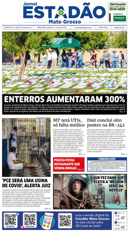 Enterros Aumentaram 300%