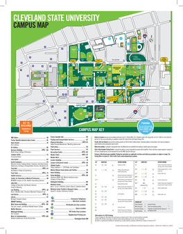 Cleveland State University Campus Map