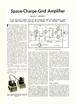 Space-Charge-Grid Amplifier