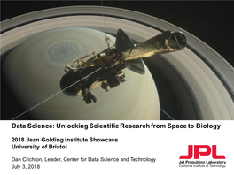 Data Science: Unlocking Scientific Research from Space to Biology