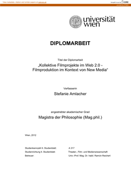 Diplomarbeit