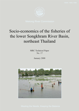 Socio-Economics of the Fisheries of the Lower Songkhram River Basin, Northeast Thailand